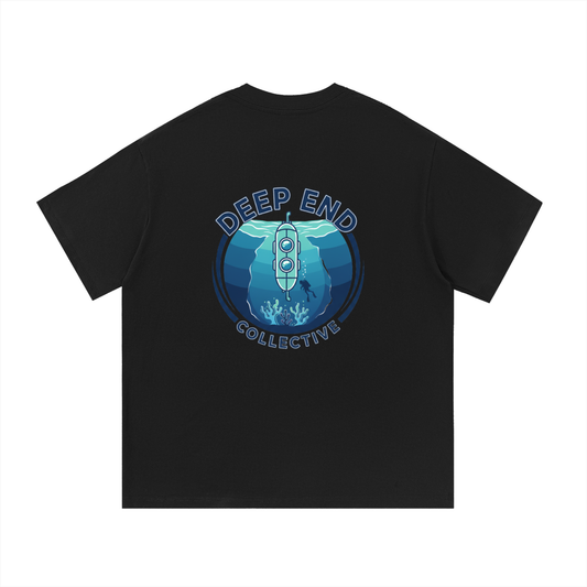 Immersive Blue Submarine-Essential Cotton T-Shirt